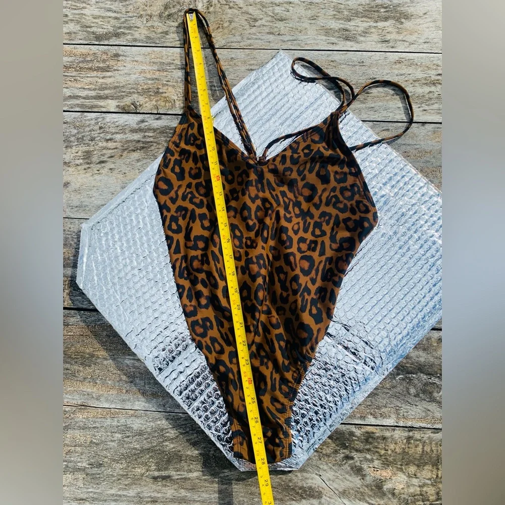 Kendall and Kylie SwimSuit Animal Cheetah Leopard Print Cheekiny